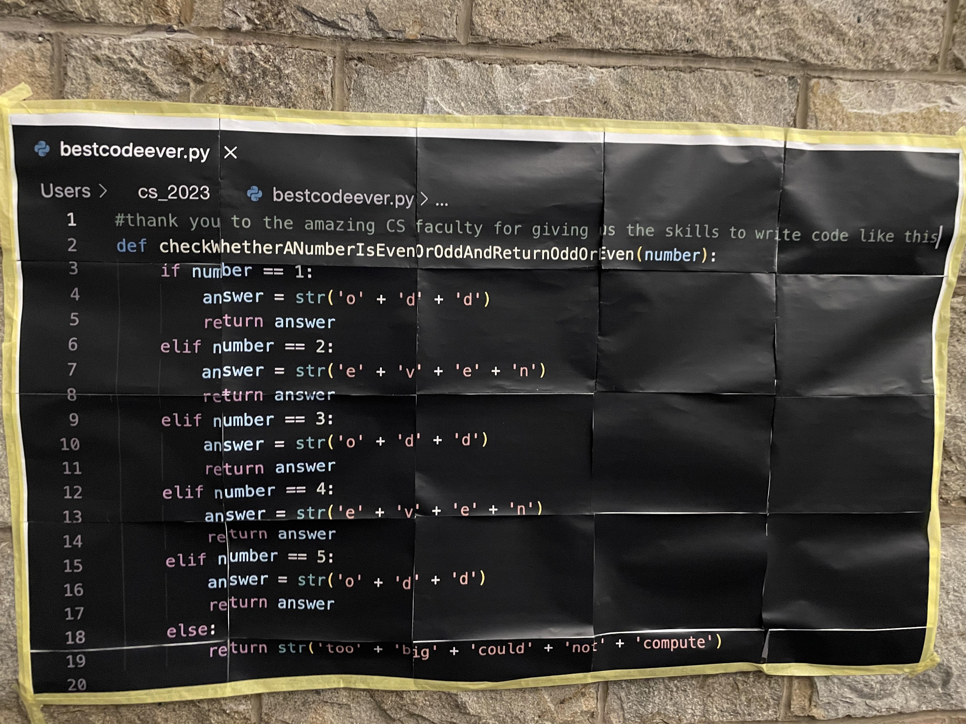 Our CS senior class learned some great coding conventions | coding-memes, code-memes, class-memes, cs-memes | ProgrammerHumor.io