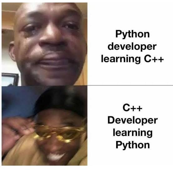 learningPython | developer-memes, python-memes, c++-memes | ProgrammerHumor.io