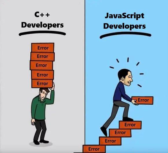 C++ Vs JavaScript: Pick Your Error Nightmare