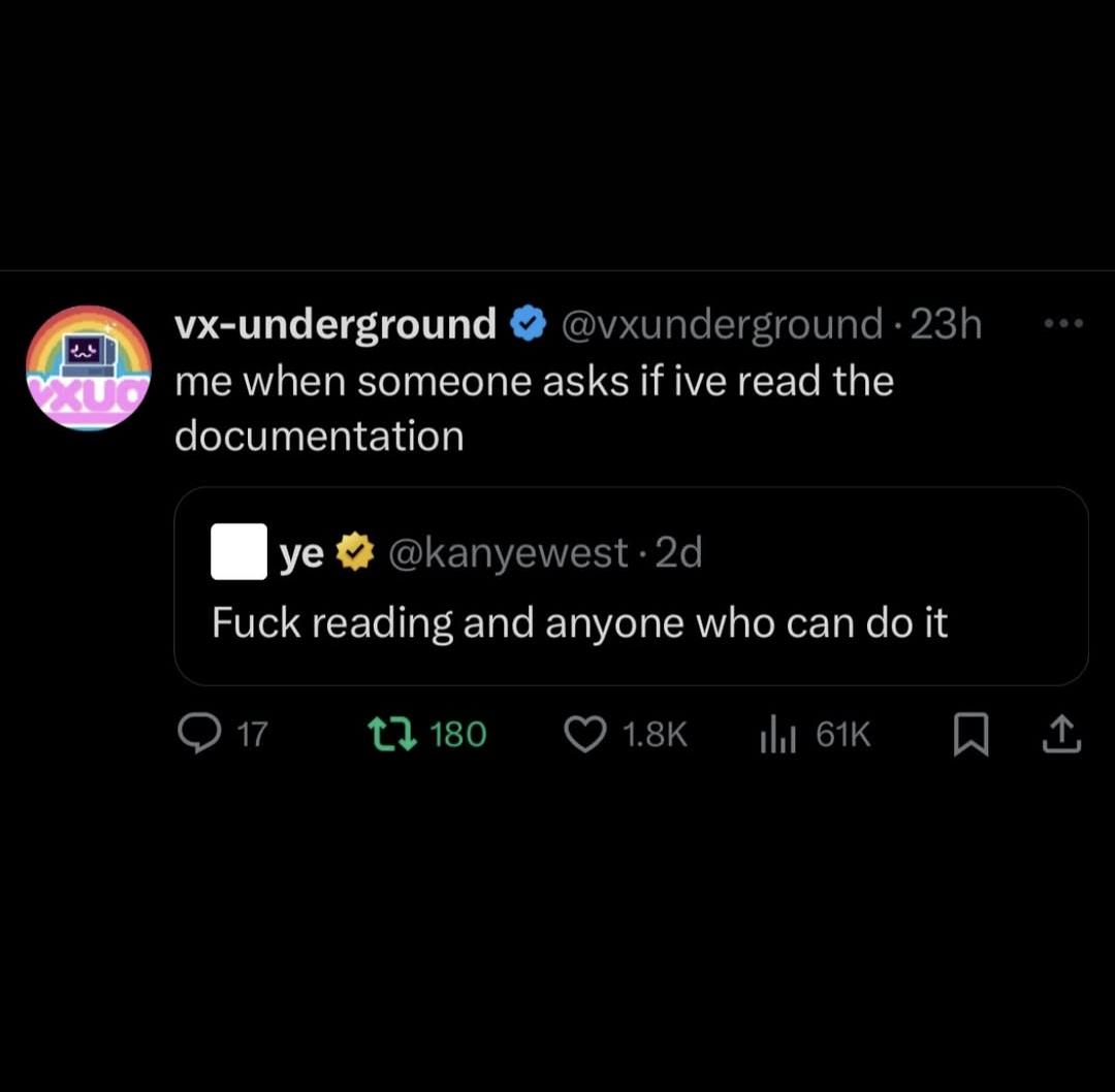 Just Read The Docs Man