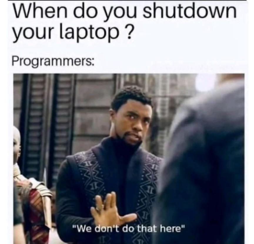 We Don't Do That Here