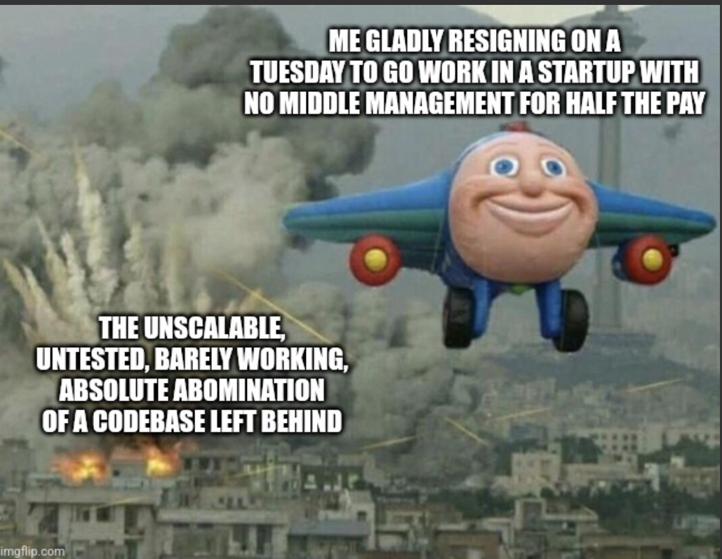 Flying Into The Startup Inferno