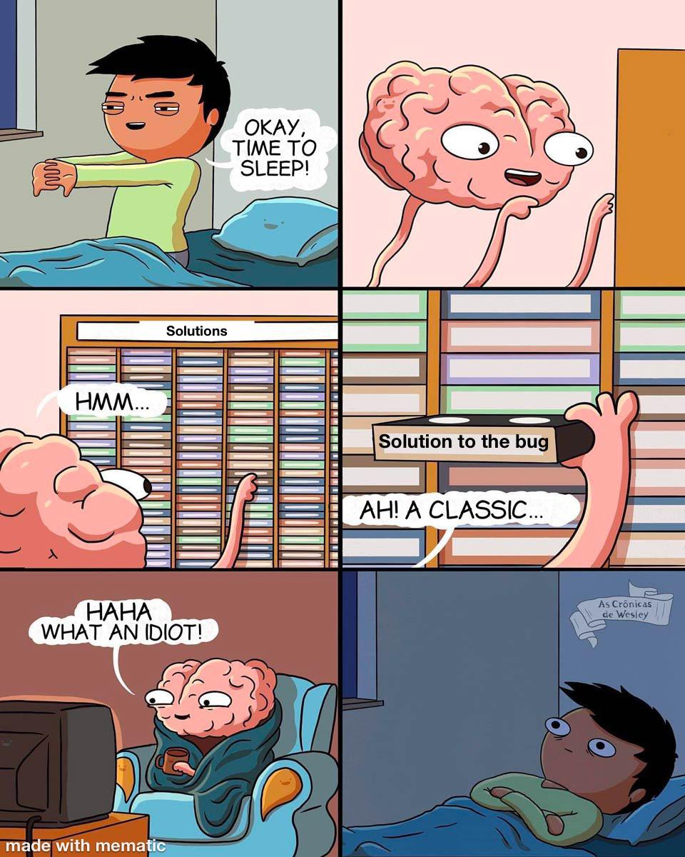 After Sleeping Come The Solutions