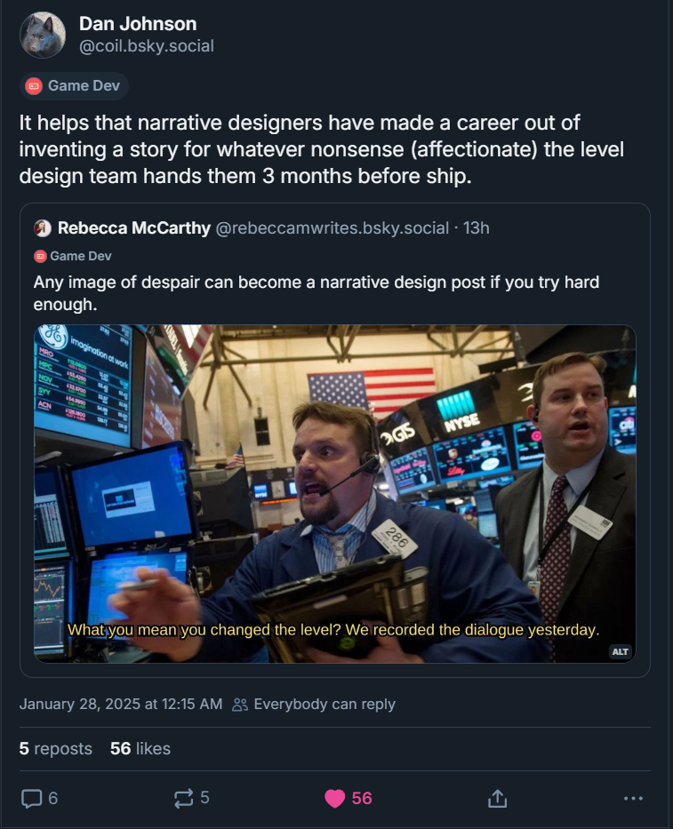 Narrative Designer Despair