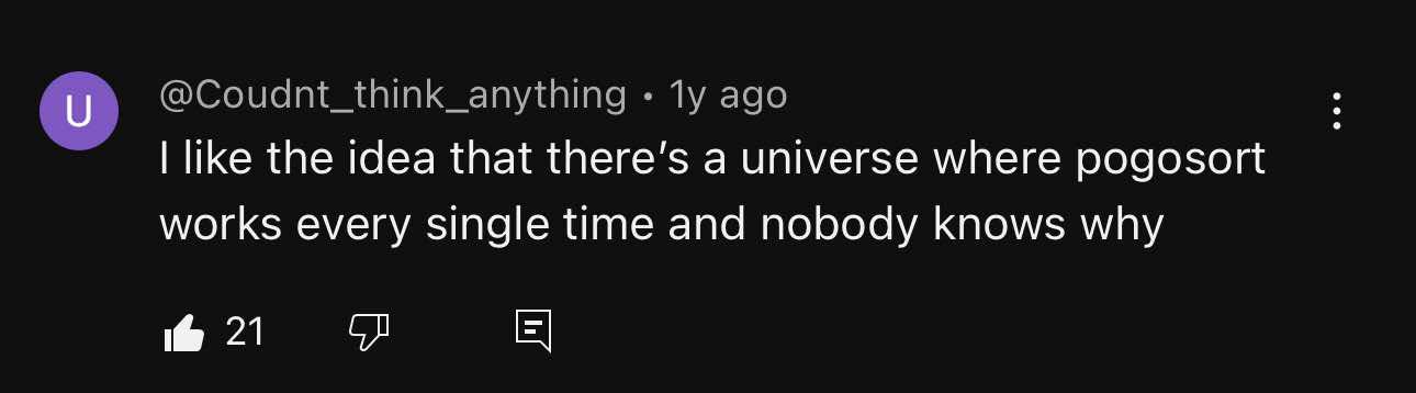 The Bogosort Dimension