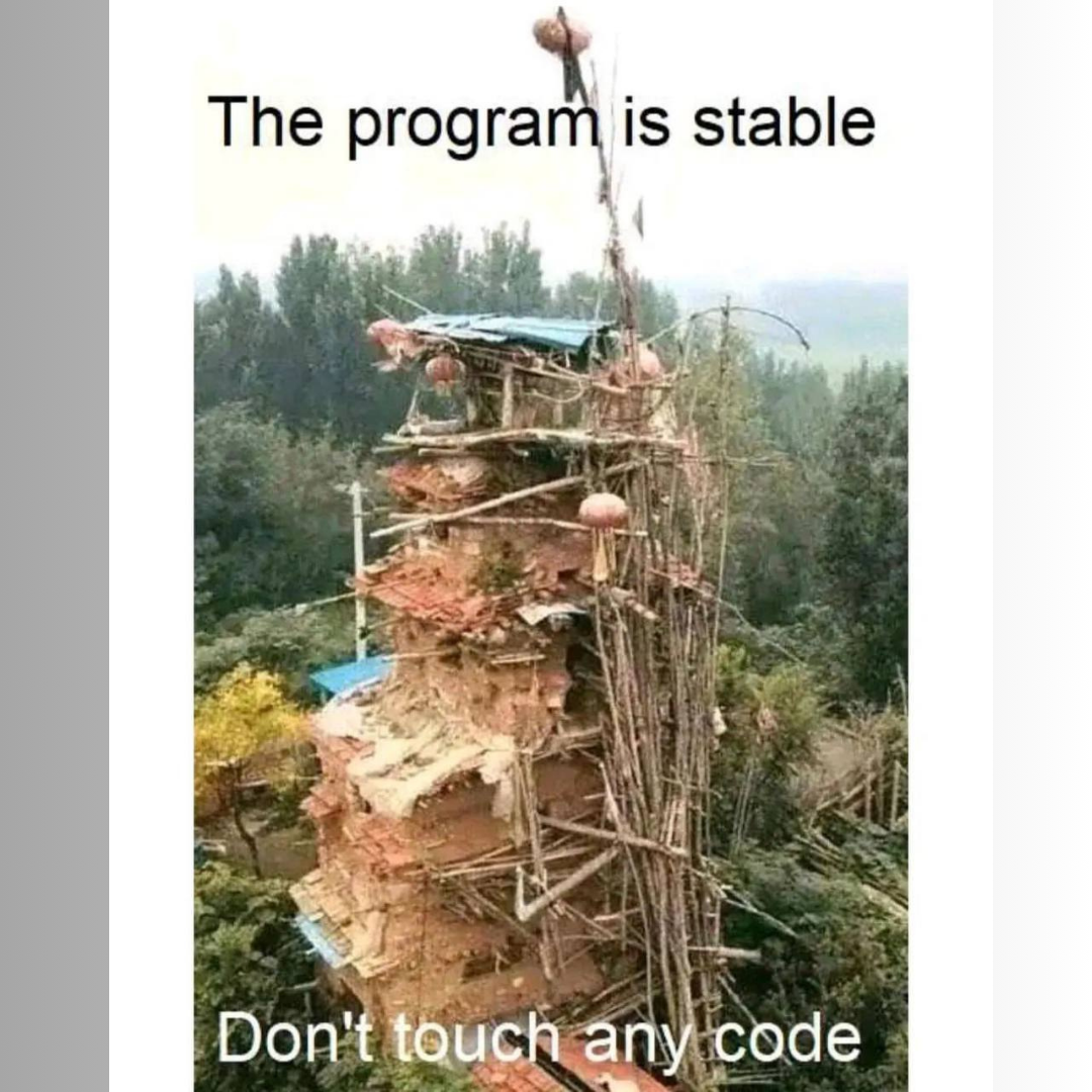 I Repeat Do Not Touch Any Code