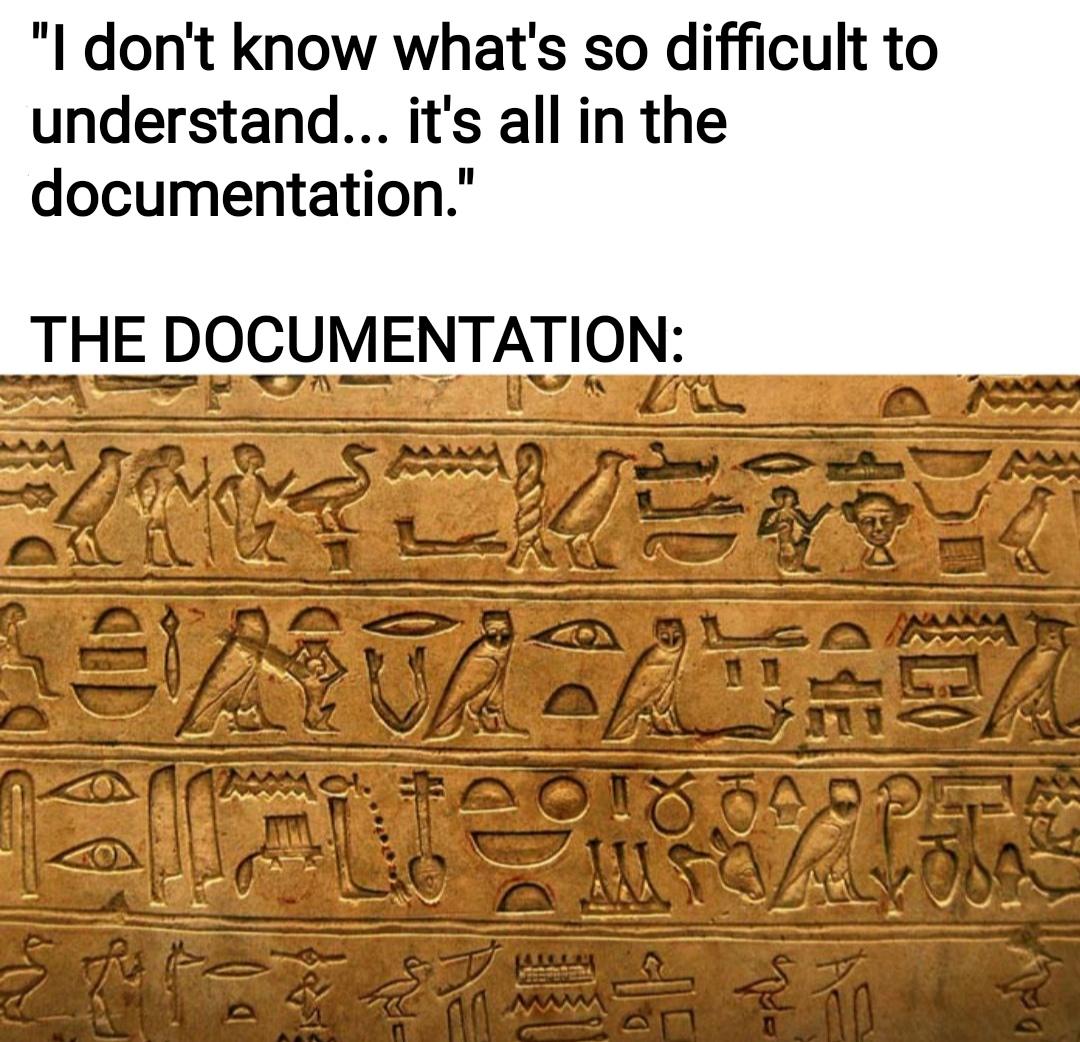Documentation Written By The Guy Who Quit Last Week