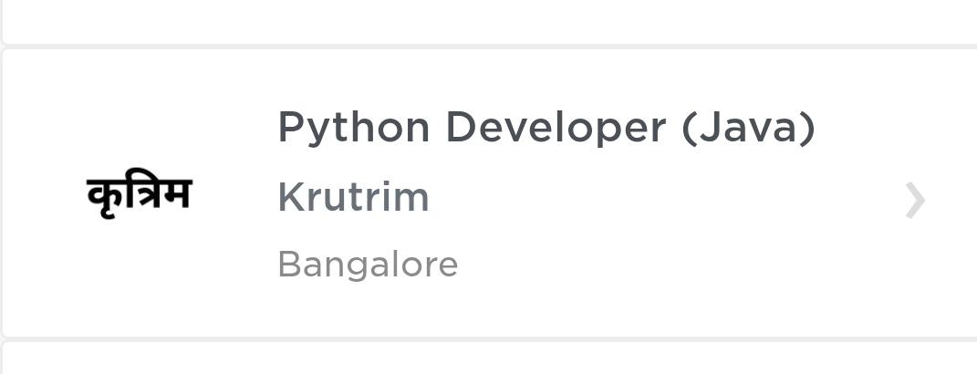 Python Developer (Java)