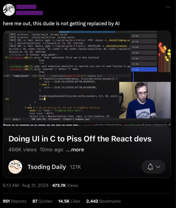 Not Threatened By AI