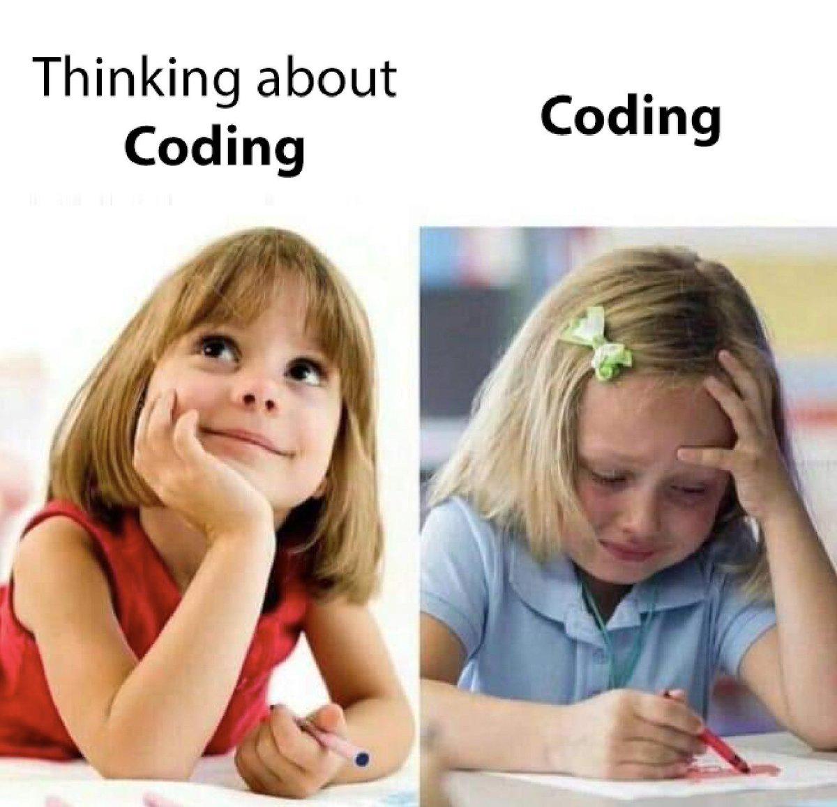 Thinking About Coding Vs Coding