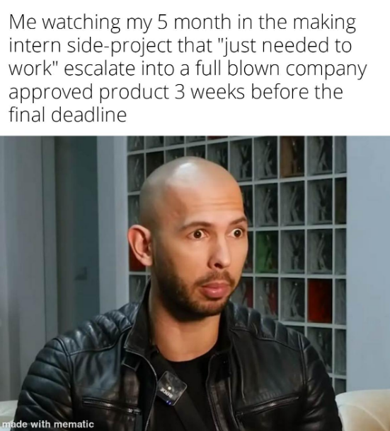 When Your Hobby Code Becomes Business Critical
