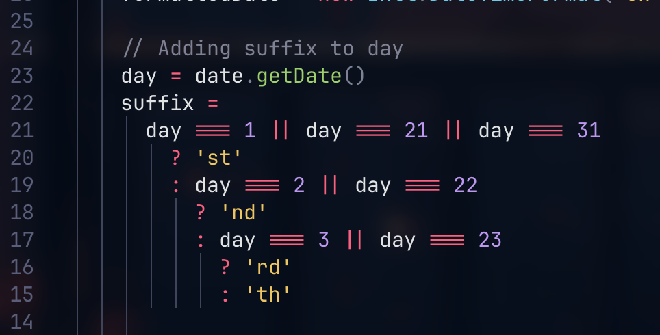 The Ternary Operator Fever Dream