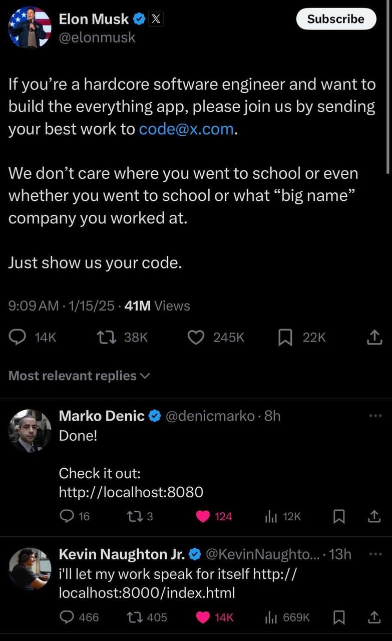 Just Show Us Your Localhost