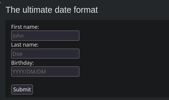 The Ultimate Date Format