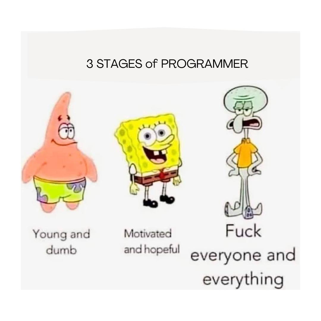 The Three Stages Of Programmer Evolution
