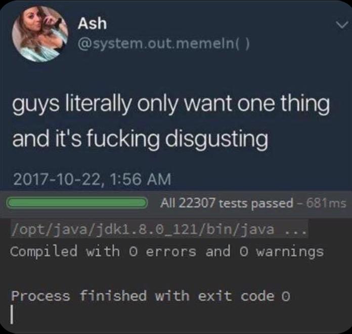 Guys Only Want One Disgusting Thing