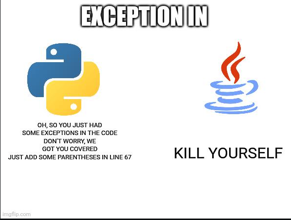 Exception You Mean Error