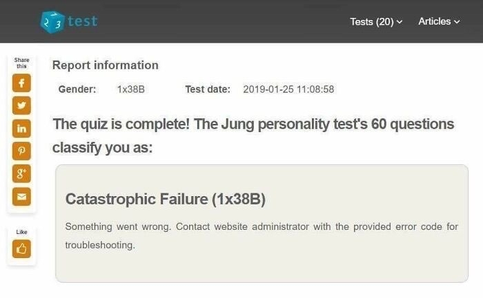 When Your Personality Is A Stack Overflow
