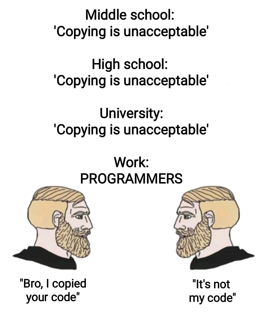 Spent Years Learning Not To Copy Then Got Paid To Copy