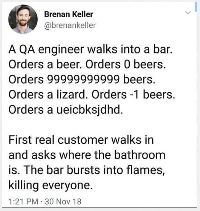 QA Engineer Walks Into A Bar