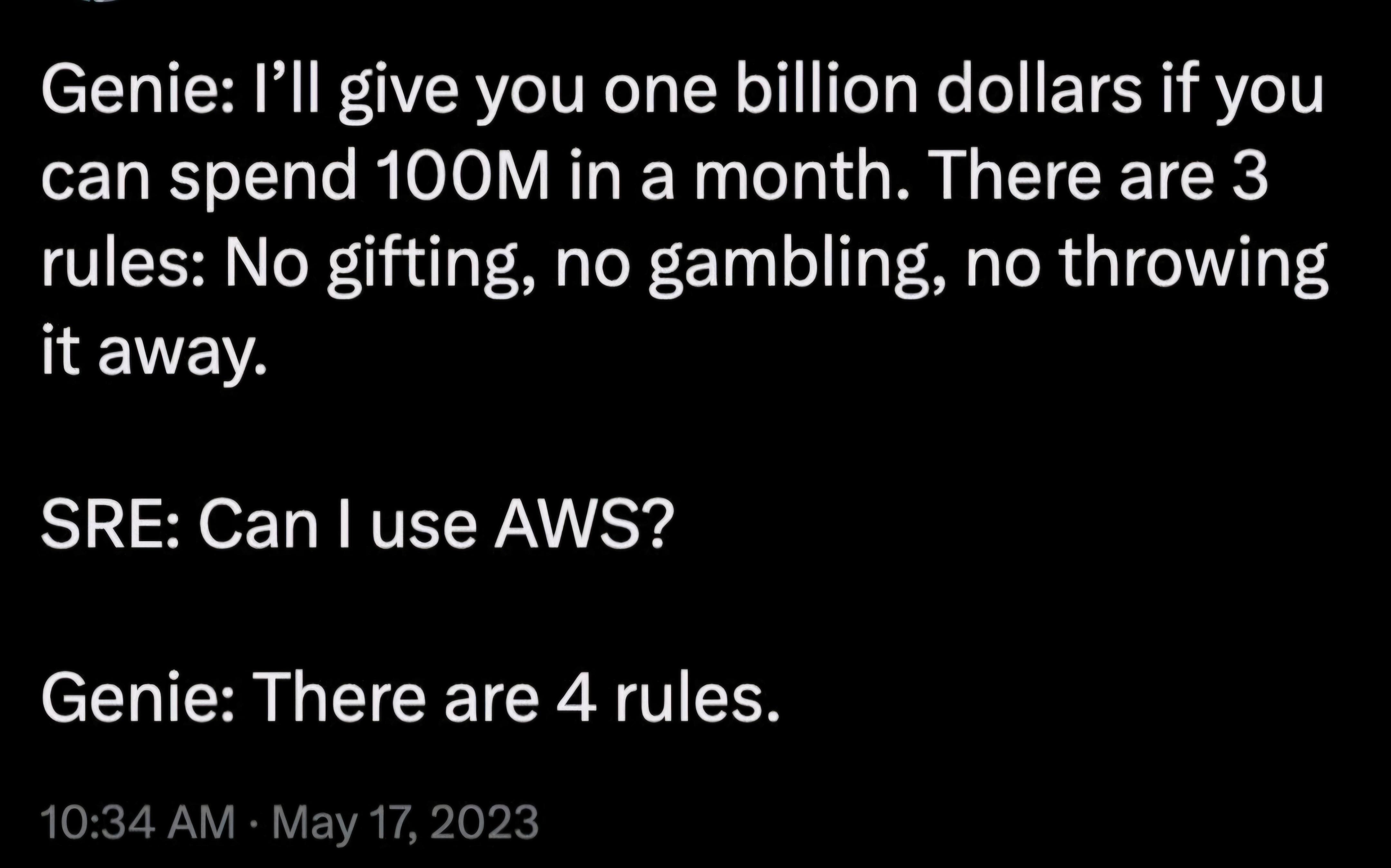 There Are Four Rules Now