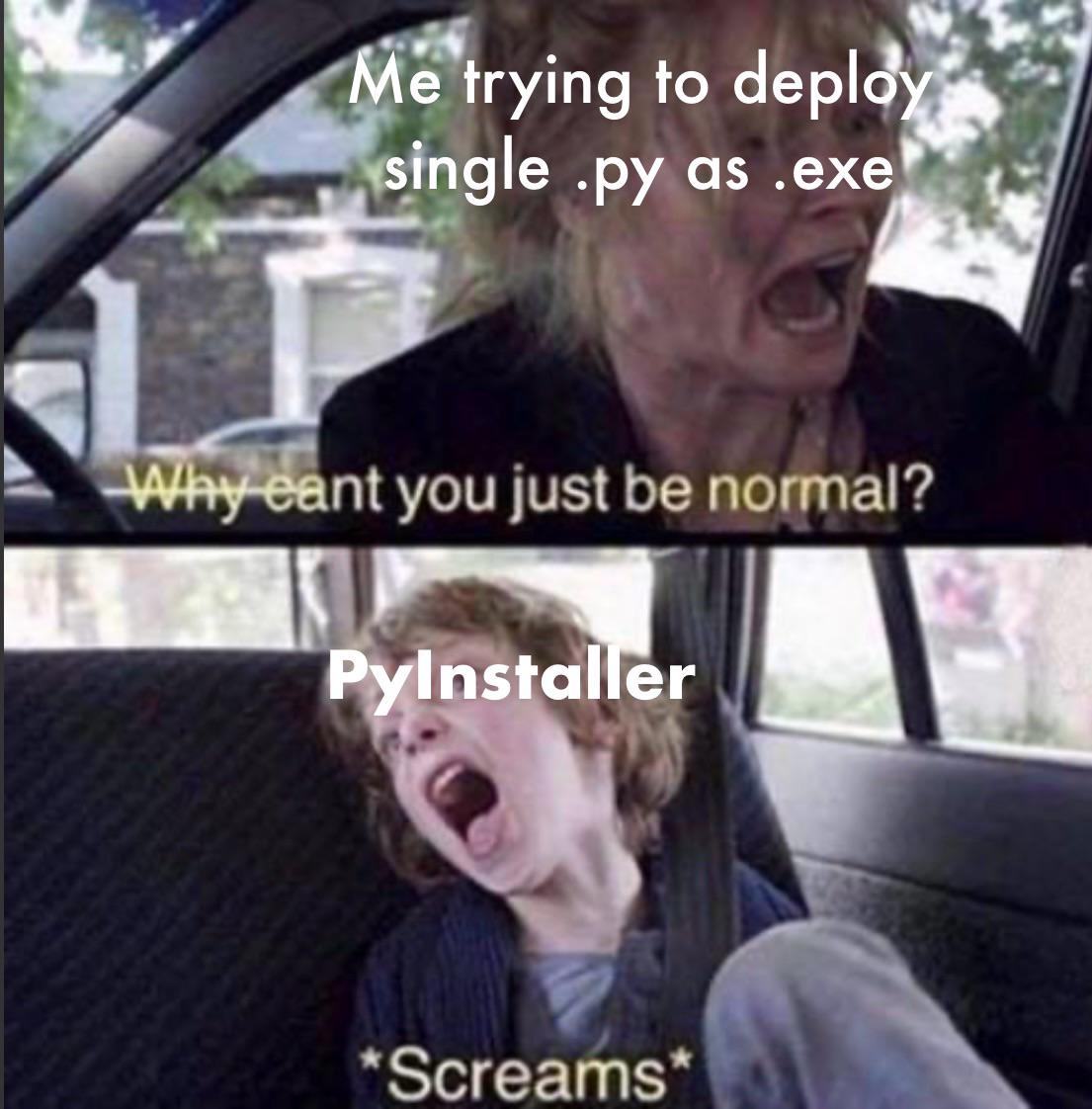 Just Use PyInstaller It Will Be Easy They Said