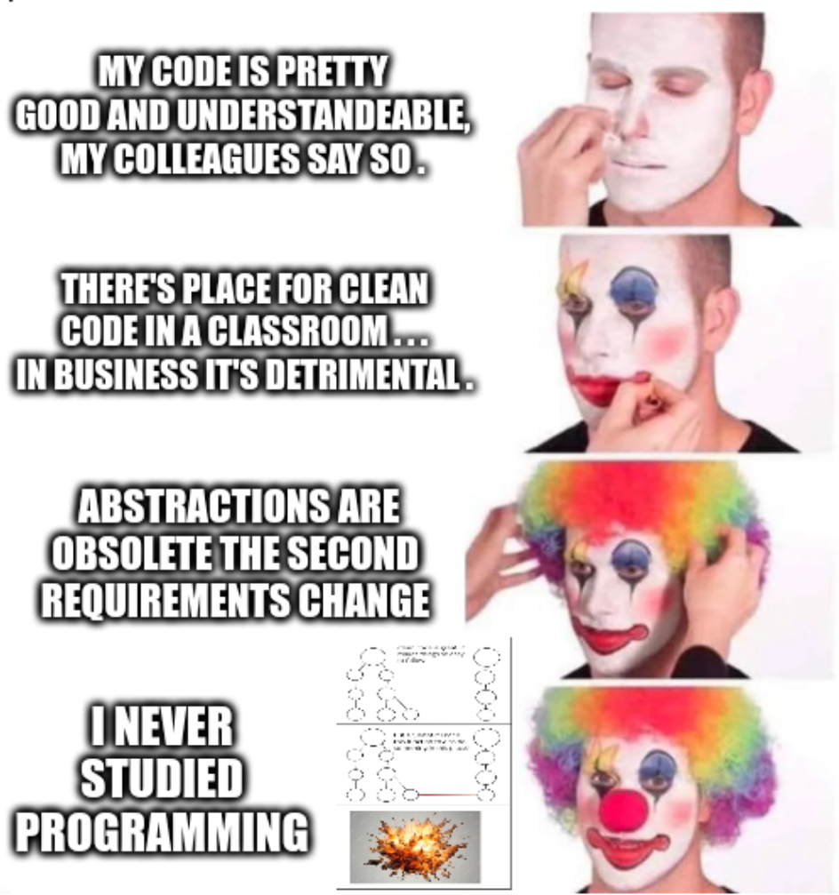 The Four Stages Of Developer Descent Into Madness