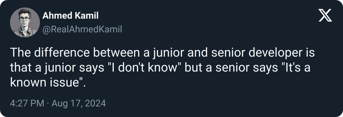 It's Not Me, It's Known