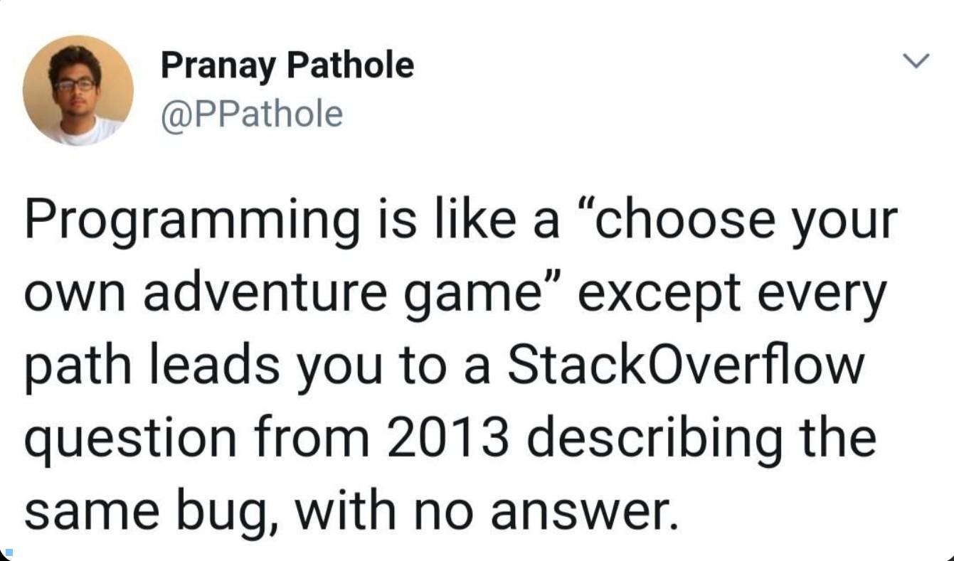 Thanks Stack Overflow: The Endless Developer Quest