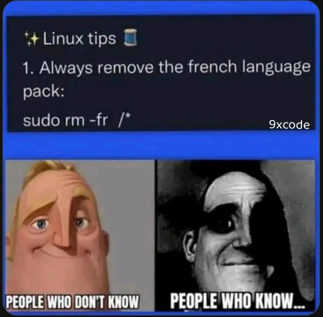 French Is Not Needed