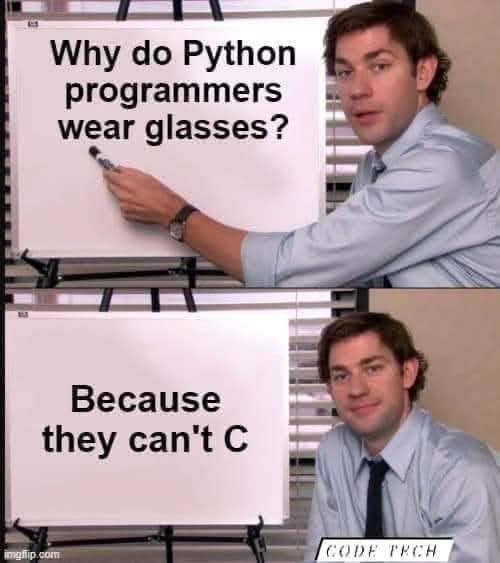 Because They Can't C