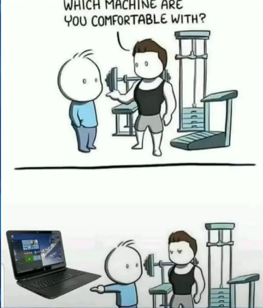 Programmer Working Out