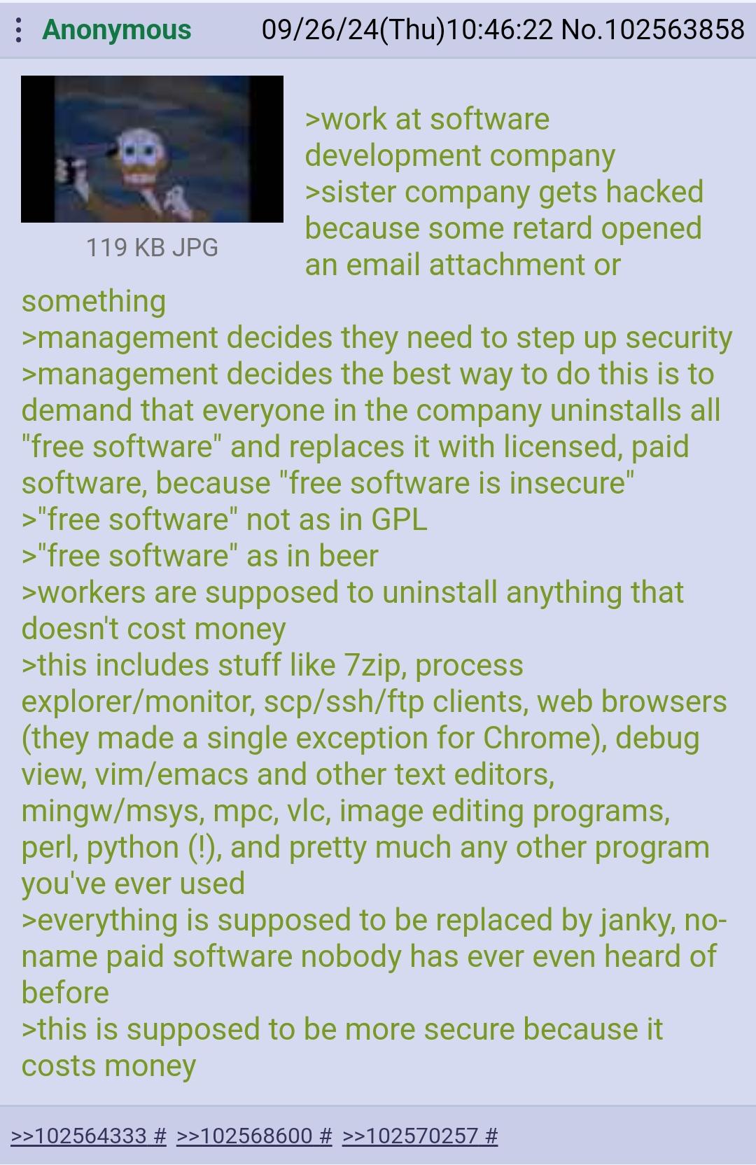 It Must Cost Money To Be Secure