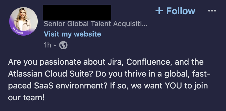 How To Kill Your Talent Pool In One Post