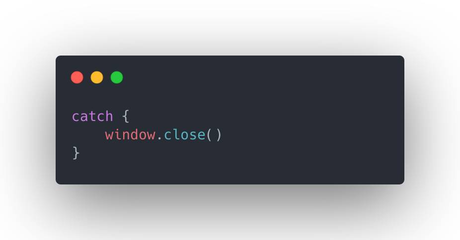 Best Way To Handle Errors