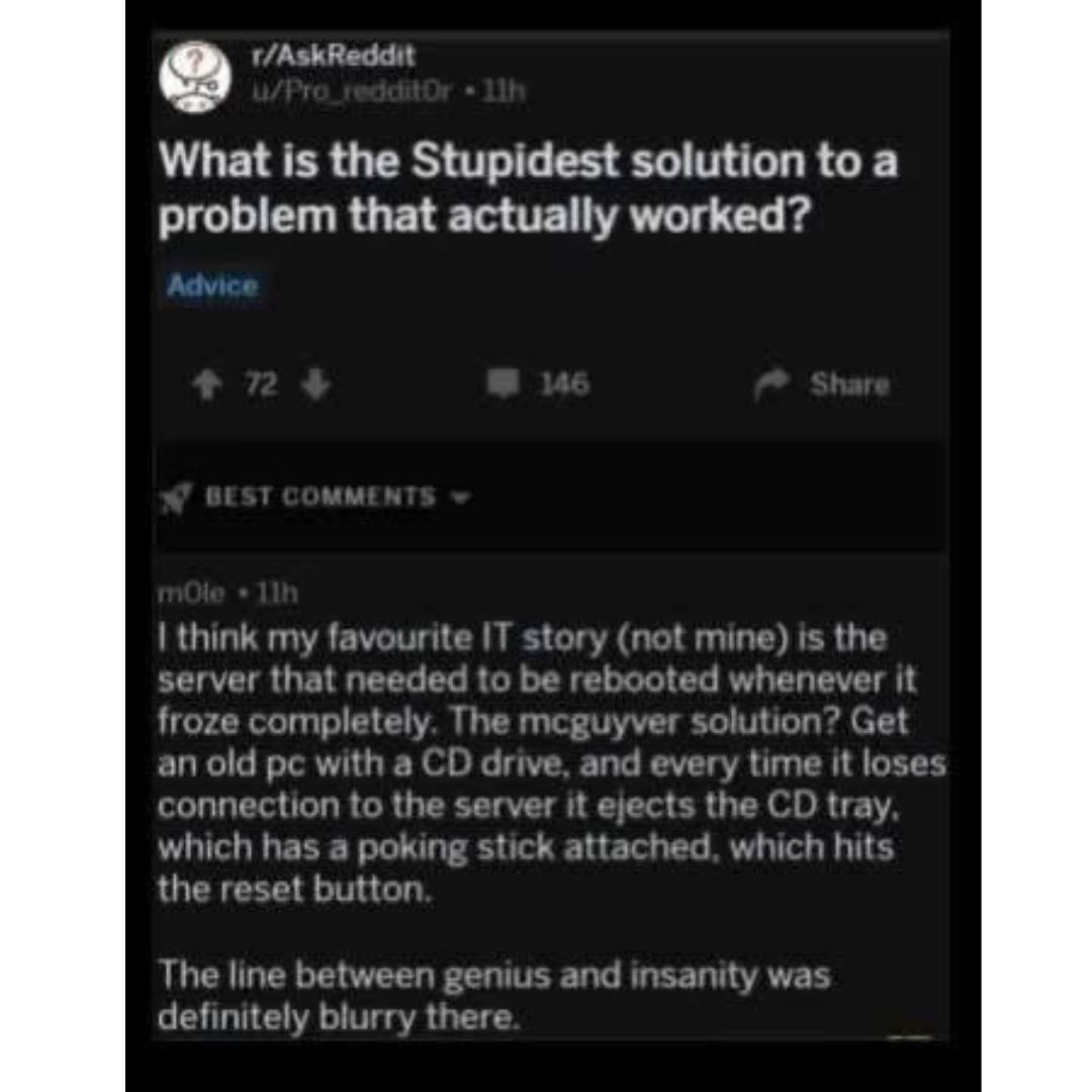 The Rube Goldberg Server Reboot Machine