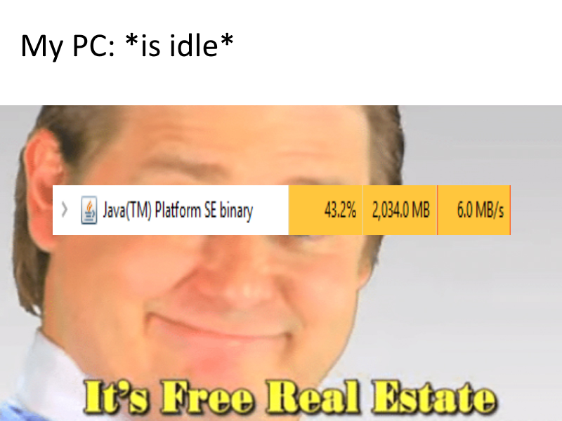 Oof My JVM: It's Free Real Estate