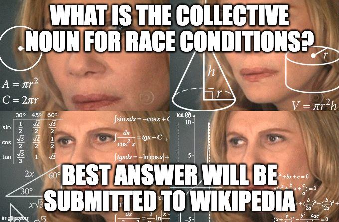 The Collective Chaos Of Race Conditions