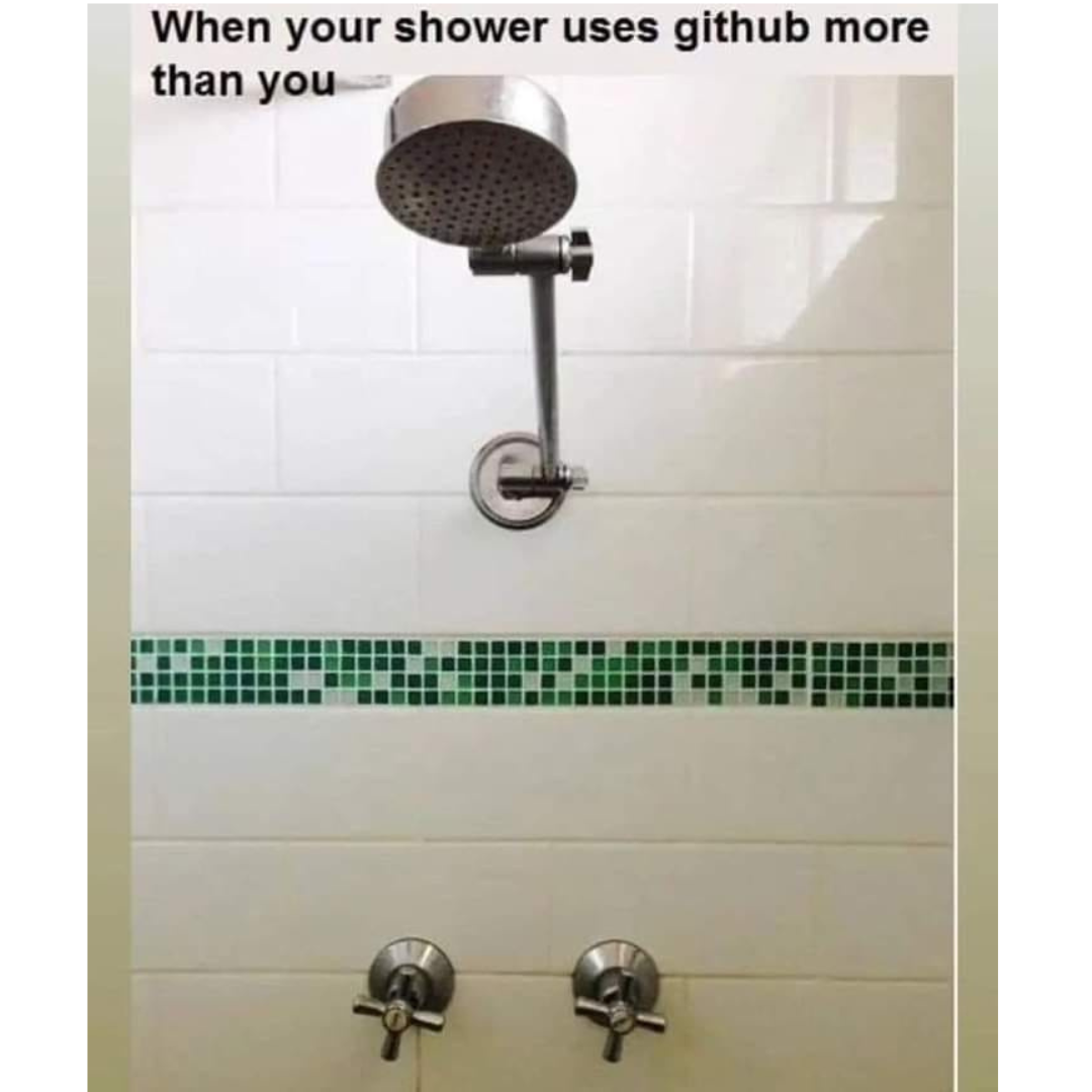 When Your Shower Uses GitHub More Than You