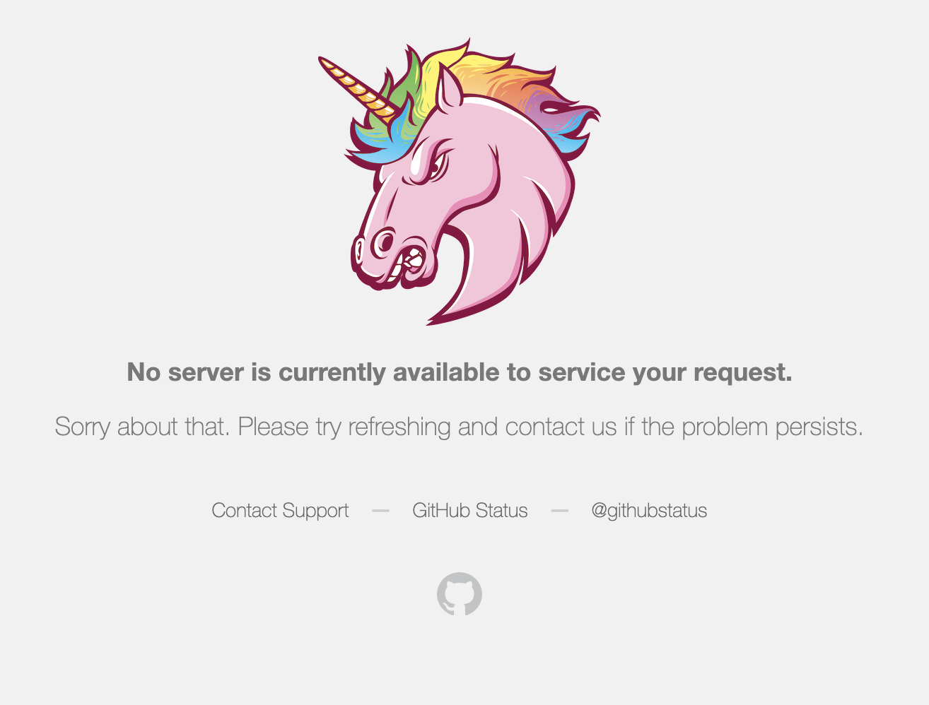 Now What: The GitHub Unicorn Of Despair