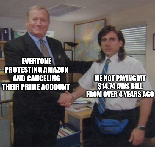 I'm Doing My Part (Against AWS)
