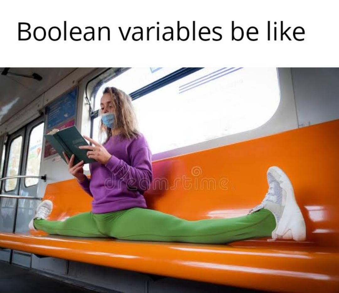 Boolean Variables Be Like