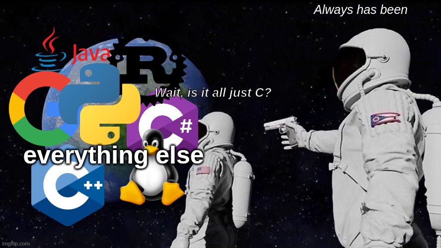 Is It All C? (Always Has Been)