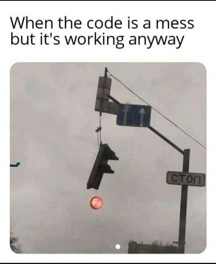 Hanging By A Thread But Still Working