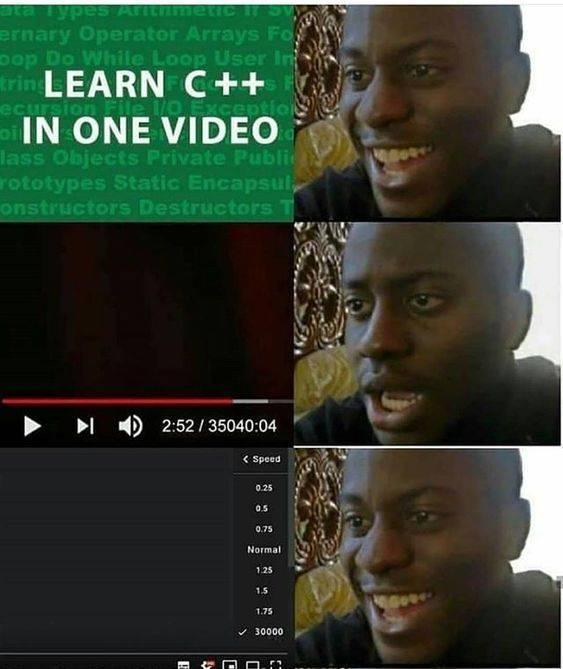 Learning C++ | c++-memes | ProgrammerHumor.io