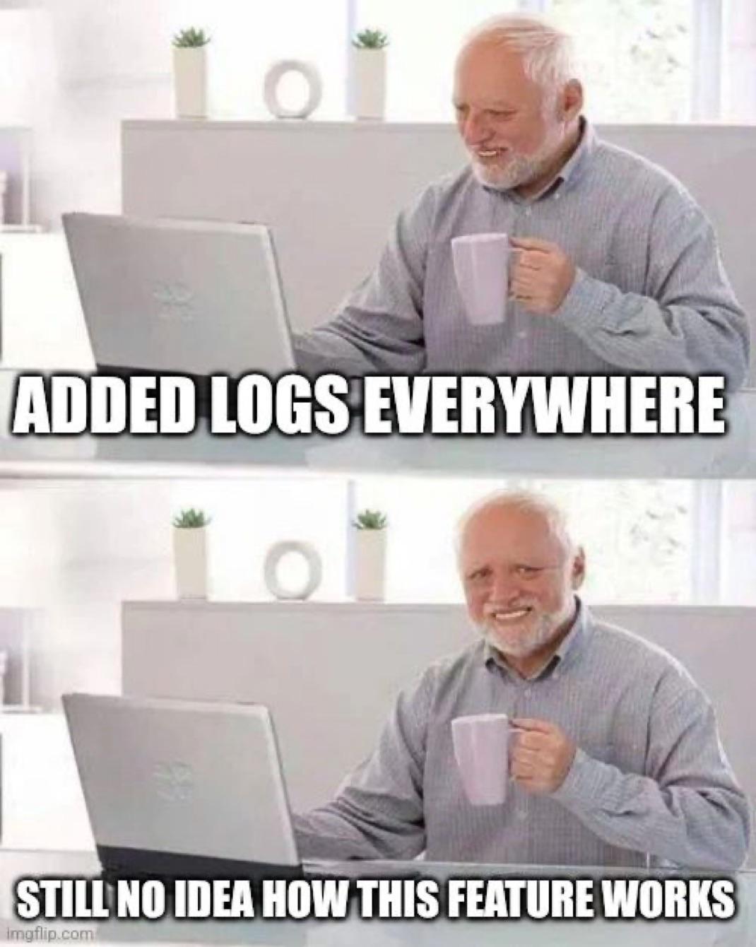 logsSaveTheDay | logs-memes | ProgrammerHumor.io