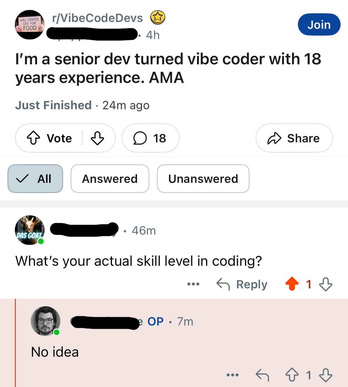 Senior Dev With No Idea