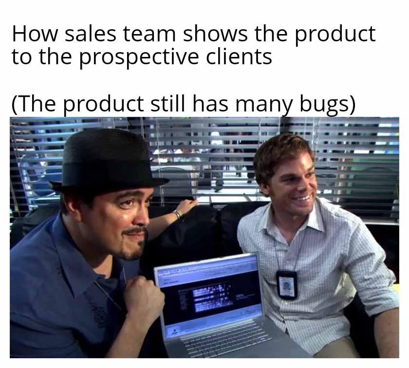 How Sales Team Shows The Product To Clients