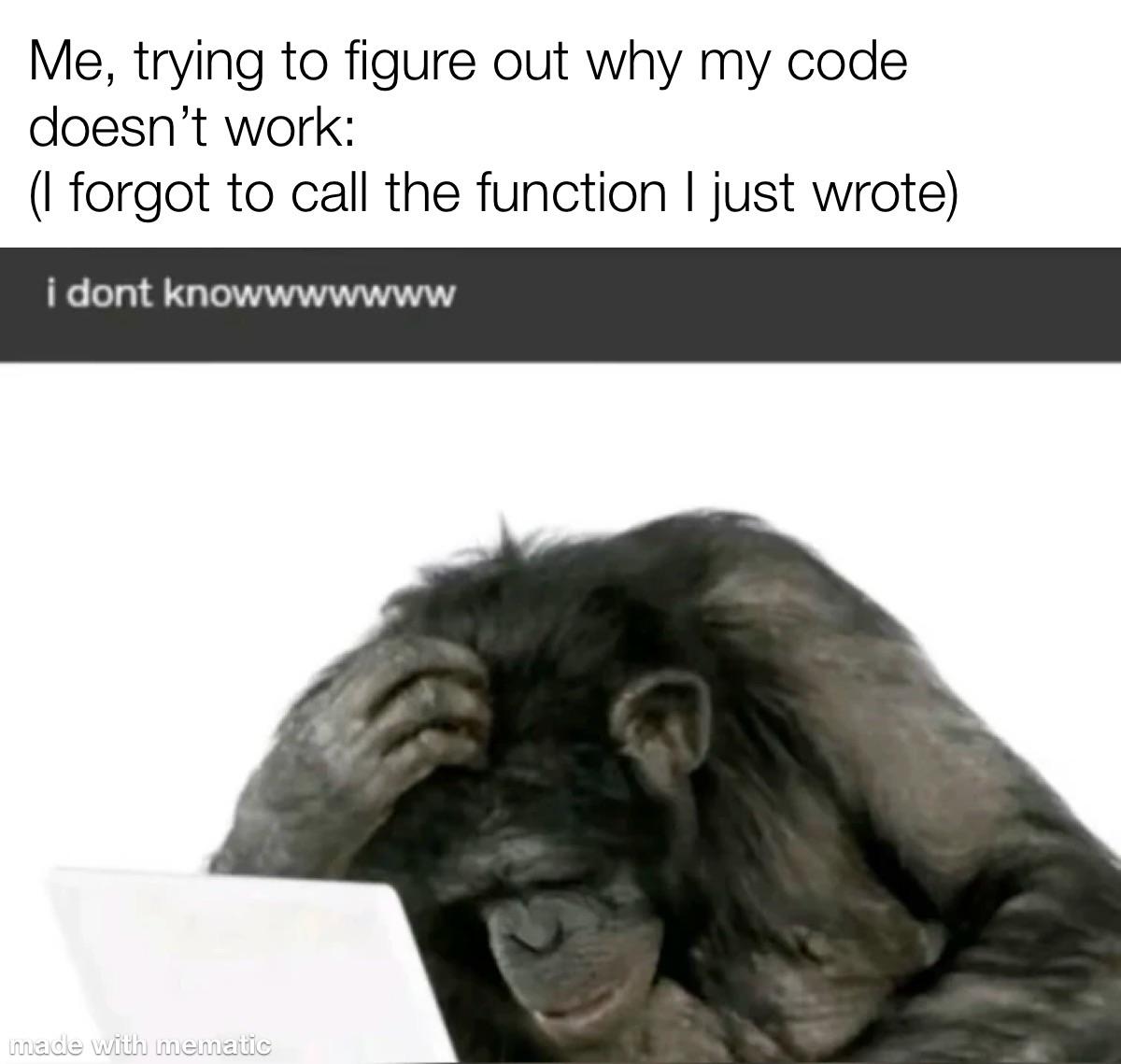 The Infinite Monkey Facepalm Theorem