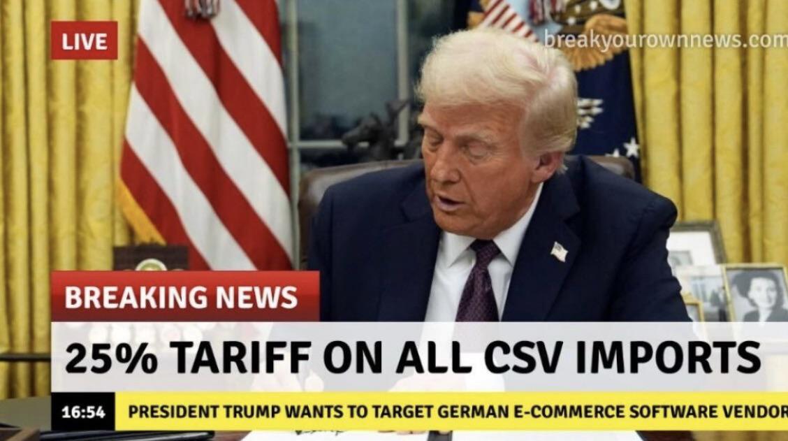Tariffs On Your Spreadsheets